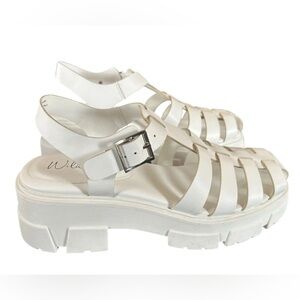 Wild Pair White Strappy Sandals